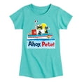 thumbnail image 1 of Pete The Cat - Ahoy Pete - Toddler And Youth Girls Short Sleeve Graphic T-Shirt, 1 of 6