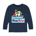 thumbnail image 1 of Pete The Cat - Ahoy Pete - Toddler And Youth Long Sleeve Graphic T-Shirt, 1 of 6