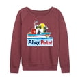 thumbnail image 1 of Pete The Cat - Ahoy Pete - Women's Lightweight French Terry Long Sleeve Shirt, 1 of 6