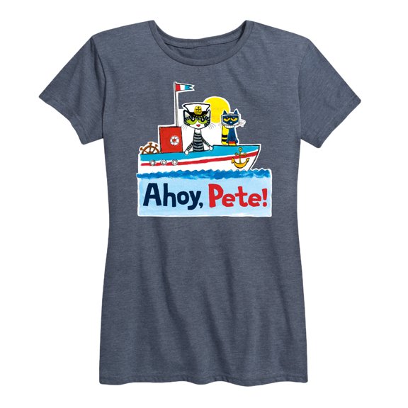 Pete The Cat - Ahoy Pete - Women's Short Sleeve Graphic T-Shirt