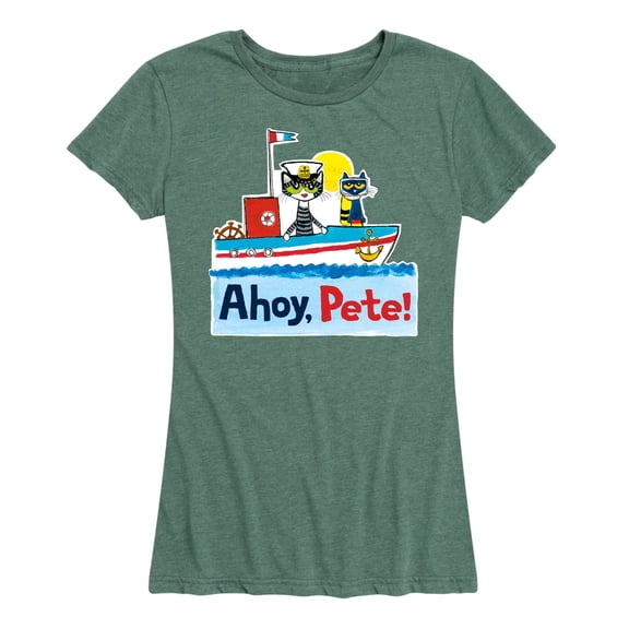 Pete The Cat - Ahoy Pete - Women's Short Sleeve Graphic T-Shirt