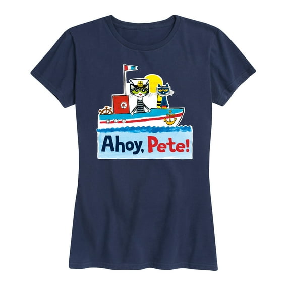 Pete The Cat - Ahoy Pete - Women's Short Sleeve Graphic T-Shirt