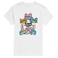 thumbnail image 1 of Pete The Cat - Alley Cats Heads - Men's Short Sleeve Graphic T-Shirt, 1 of 5