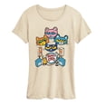 thumbnail image 1 of Pete The Cat - Alley Cats Heads - Women's Short Sleeve Graphic T-Shirt, 1 of 5