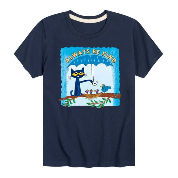 Pete The Cat - Always Be Kind Umbrella - Toddler Short Sleeve Graphic T-Shirt