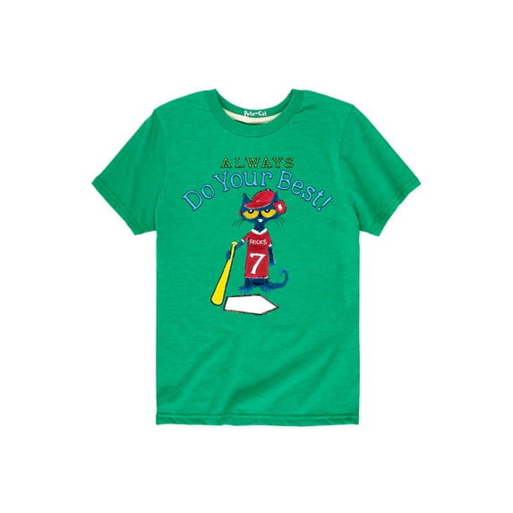 Pete The Cat - Always Do Your Best - Toddler Short Sleeve Graphic T-Shirt