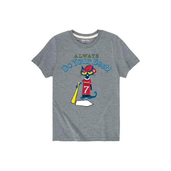 Pete The Cat - Always Do Your Best - Toddler Short Sleeve Graphic T-Shirt