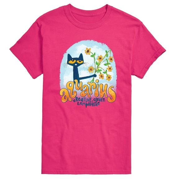 Pete The Cat - Aquarius - Men's Short Sleeve Graphic T-Shirt