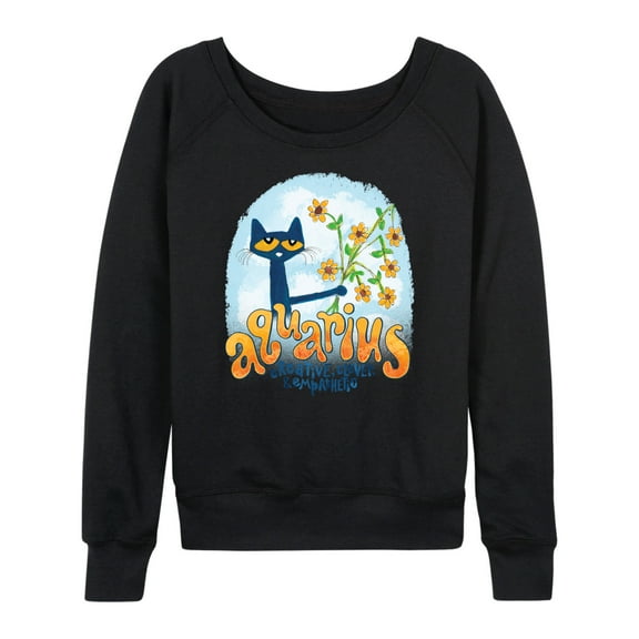 Pete The Cat - Aquarius - Women's French Terry Long Sleeve Shirt