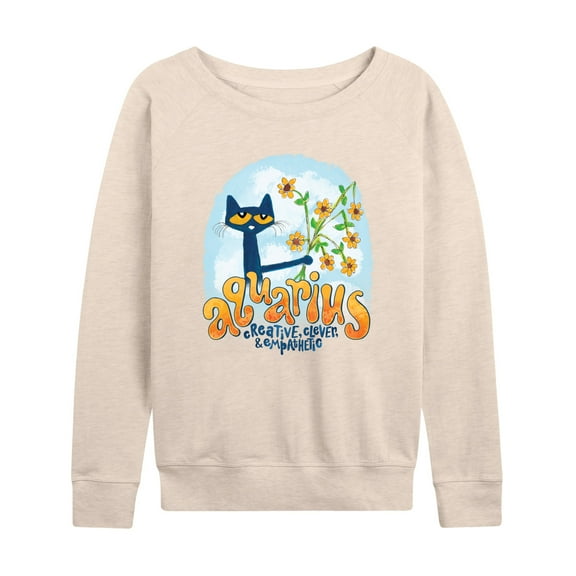 Pete The Cat - Aquarius - Women's French Terry Long Sleeve Shirt