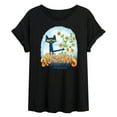 thumbnail image 1 of Pete The Cat - Aquarius - Women's Oversized Graphic T-Shirt, 1 of 5