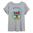 thumbnail image 1 of Pete The Cat - Aries - Women's Oversized Graphic T-Shirt, 1 of 5