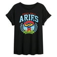 thumbnail image 1 of Pete The Cat - Aries - Women's Oversized Graphic T-Shirt, 1 of 5