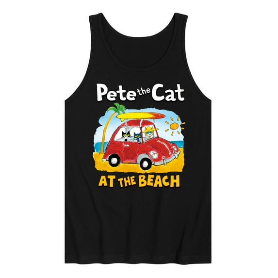 Pete The Cat - At The Beach - Men's Jersey Tank Top
