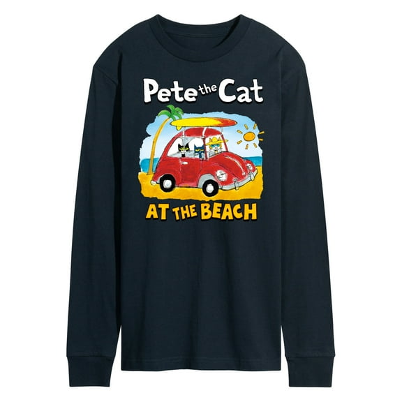 Pete The Cat - At The Beach - Men's Long Sleeve T-Shirt