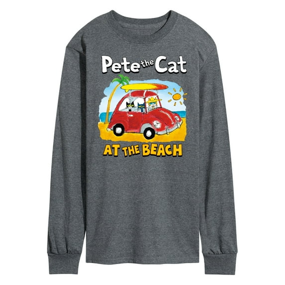 Pete The Cat - At The Beach - Men's Long Sleeve T-Shirt