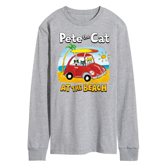 Pete The Cat - At The Beach - Men's Long Sleeve T-Shirt