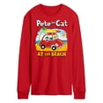 thumbnail image 1 of Pete The Cat - At The Beach - Men's Long Sleeve T-Shirt, 1 of 5