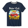 thumbnail image 1 of Pete The Cat - At The Beach - Toddler And Youth Short Sleeve Graphic T-Shirt, 1 of 6