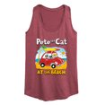thumbnail image 1 of Pete The Cat - At The Beach - Women's Racerback Tank Top, 1 of 6