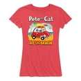 thumbnail image 1 of Pete The Cat - At The Beach - Women's Short Sleeve Graphic T-Shirt, 1 of 6
