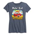 thumbnail image 1 of Pete The Cat - At The Beach - Women's Short Sleeve Graphic T-Shirt, 1 of 6