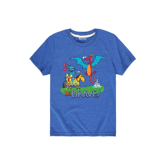 Pete The Cat - Be Brave - Toddler Short Sleeve Graphic T-Shirt
