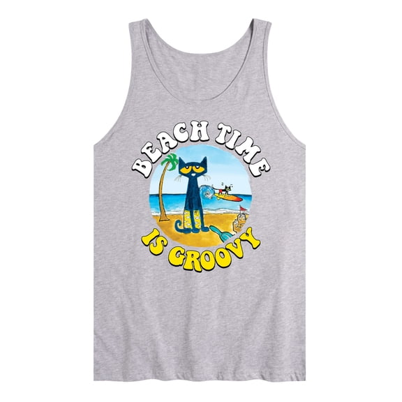 Pete The Cat - Beach Time Is Groovy - Men's Jersey Tank Top