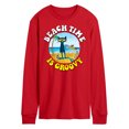 thumbnail image 1 of Pete The Cat - Beach Time Is Groovy - Men's Long Sleeve T-Shirt, 1 of 5