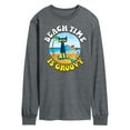 thumbnail image 1 of Pete The Cat - Beach Time Is Groovy - Men's Long Sleeve T-Shirt, 1 of 6