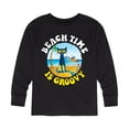thumbnail image 1 of Pete The Cat - Beach Time Is Groovy - Toddler And Youth Long Sleeve Graphic T-Shirt, 1 of 6