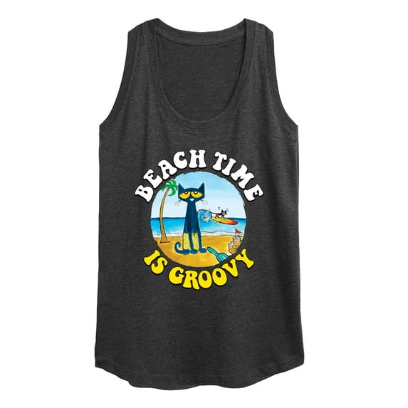 Pete The Cat - Beach Time Is Groovy - Women's Racerback Tank Top