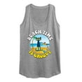 thumbnail image 1 of Pete The Cat - Beach Time Is Groovy - Women's Racerback Tank Top, 1 of 6
