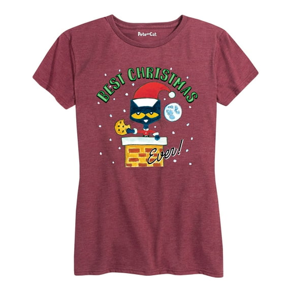 Pete The Cat - Best Christmas Ever! - Women's Short Sleeve Graphic T-Shirt