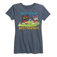 thumbnail image 1 of Pete The Cat - Best Team Best Friends - Women's Short Sleeve Graphic T-Shirt, 1 of 5