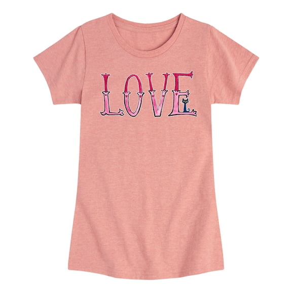 Pete The Cat - Big Love - Toddler And Youth Girls Short Sleeve Graphic T-Shirt