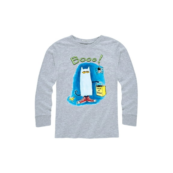 Pete The Cat - Boo! - Youth Long Sleeve T-Shirt