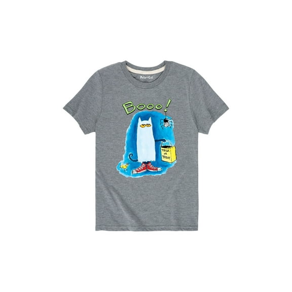 Pete The Cat - Boo! - Youth Short Sleeve Graphic T-Shirt