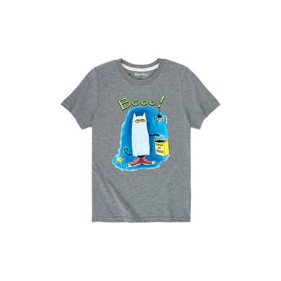 Pete The Cat - Boo! - Youth Short Sleeve Graphic T-Shirt