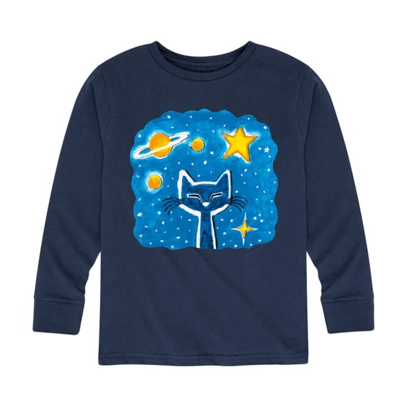 Pete The Cat - Boys' Long Sleeve Graphic T-Shirt