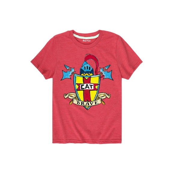 Pete The Cat - Brave Shield - Toddler Short Sleeve Graphic T-Shirt