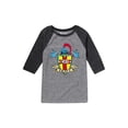thumbnail image 1 of Pete The Cat - Brave Shield - Youth Raglan, 1 of 5