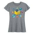 thumbnail image 1 of Pete The Cat - Build A Robot - Women's Short Sleeve Graphic T-Shirt, 1 of 5