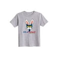 thumbnail image 1 of Pete The Cat - Bunny Nose Ears, It's All Groovy - Toddler Short Sleeve Graphic T-Shirt, 1 of 5