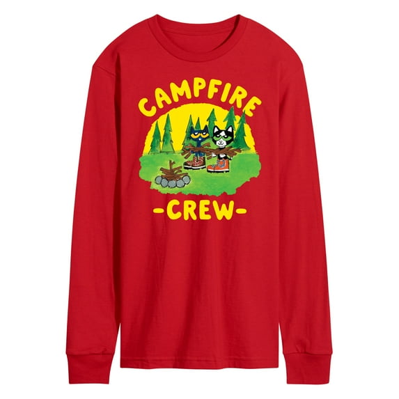 Pete The Cat - Campfire Crew - Men's Long Sleeve T-Shirt
