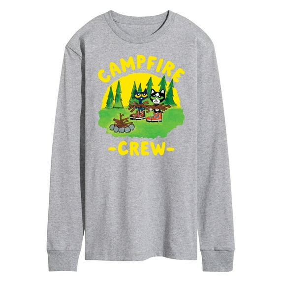 Pete The Cat - Campfire Crew - Men's Long Sleeve T-Shirt