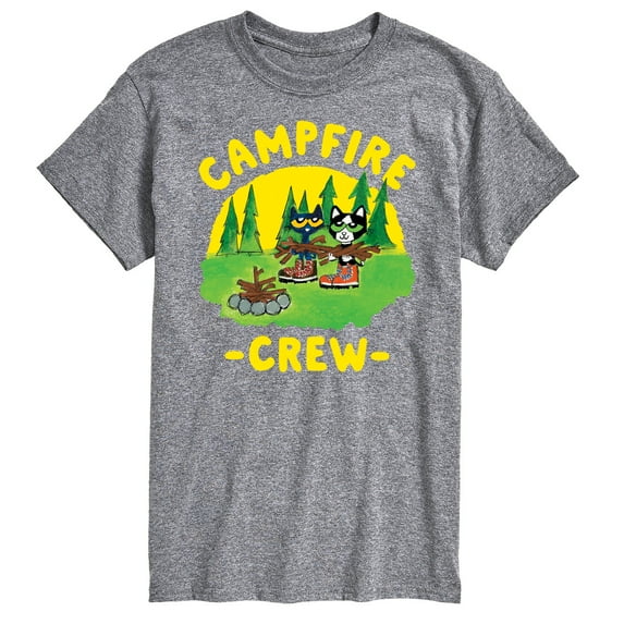 Pete The Cat - Campfire Crew - Men's Short Sleeve Graphic T-Shirt