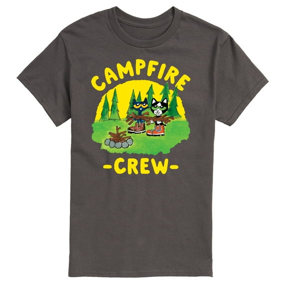 Pete The Cat - Campfire Crew - Men's Short Sleeve Graphic T-Shirt