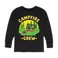 thumbnail image 1 of Pete The Cat - Campfire Crew - Toddler And Youth Long Sleeve Graphic T-Shirt, 1 of 6