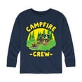 thumbnail image 1 of Pete The Cat - Campfire Crew - Toddler And Youth Long Sleeve Graphic T-Shirt, 1 of 6